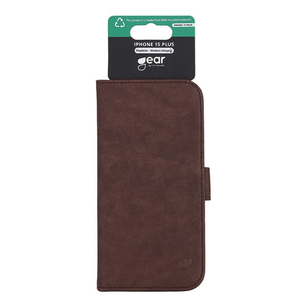 Wallet Case 3 kortrum Magseries Brun - iPhone 15 Plus