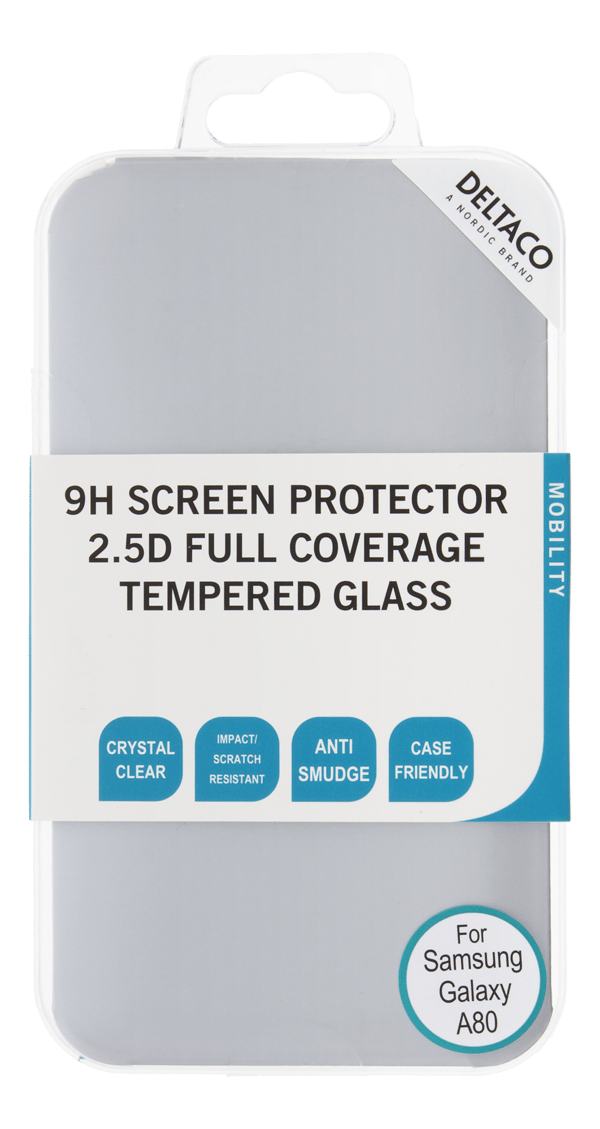 Screen protector tempered glass Samsung A80 2.5D fullcover