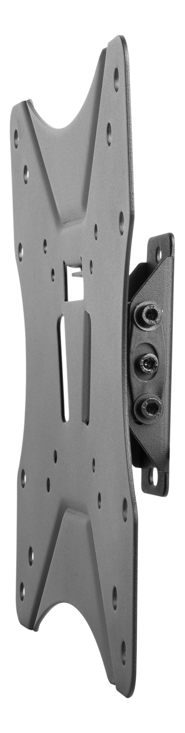 Compact slim tilt wall mount, 23"-42", 25 kg, black