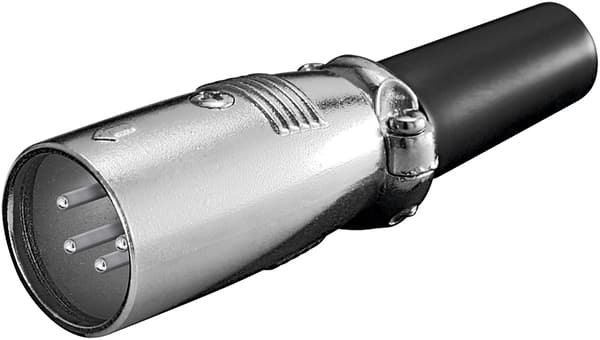 Mikrofonhanstik, 4 Pin
