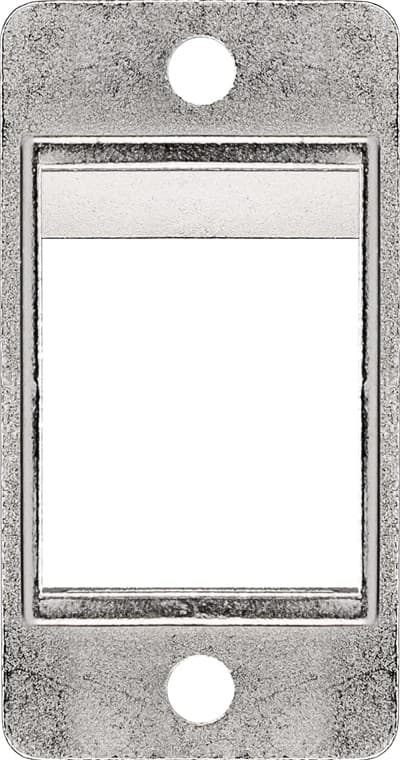 Keystone-holder/bezel for enhetsinstallasjon