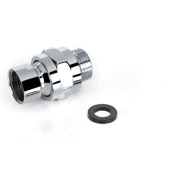 Universell dreieledd-adapter for dusjhode Silver