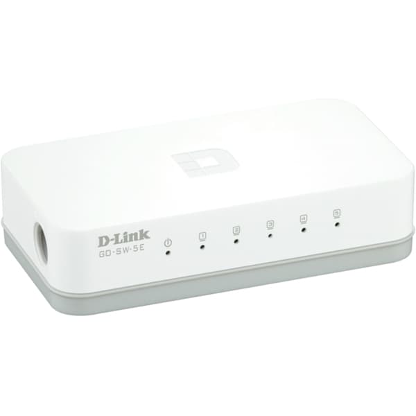 5-Port Eth. Easy Desktop Switch, 5-port 10/100Mbps, white