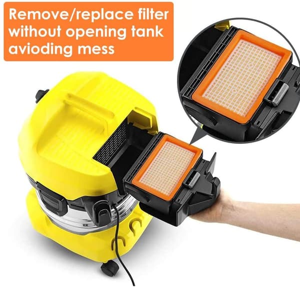 HEPA-filter til Kärcher NT25/NT35/NT45 2-pakning