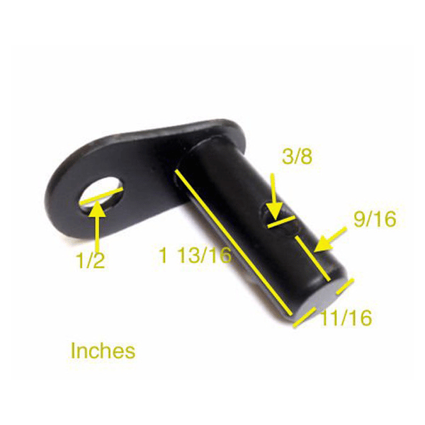 B-Lock-spenne for sykkelvogner Black