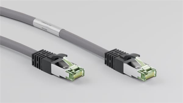 CAT 8.1 Patchkabel, S/FTP (PiMF), grå