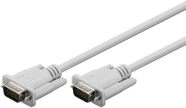 VGA-monitorkabel, forniklet