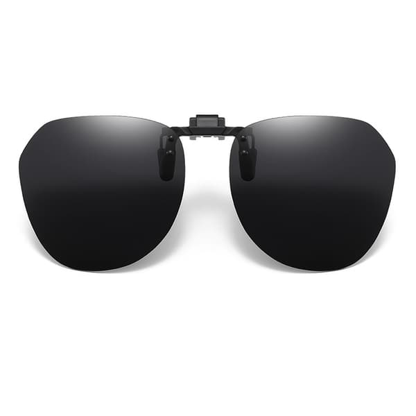Polariserte Clip-on Solbriller med Etui Black