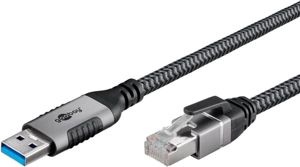 Ethernet-kabel USB-A 3.0 till RJ45, 5 m