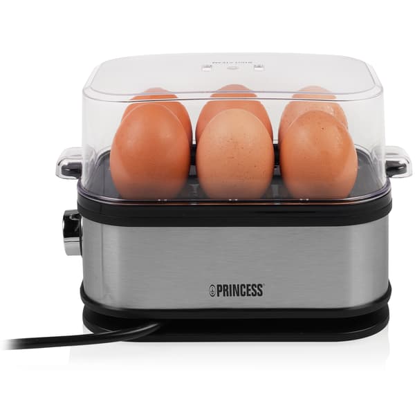 Eggkoker 6 egg 400 watt rustfritt stål