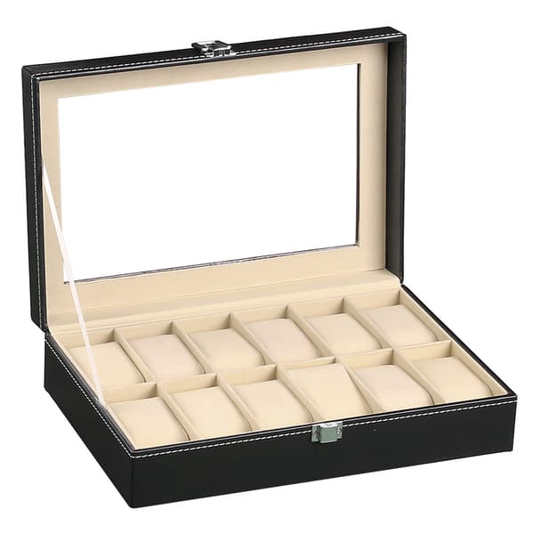 Klokkeoppbevaringsboks - 12 rom Beige
