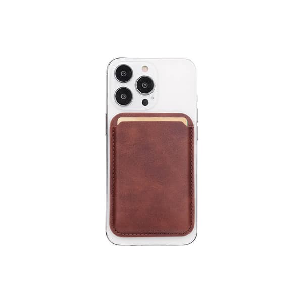 Magnetisk Kortholder iPhone 12 og nyere Brun