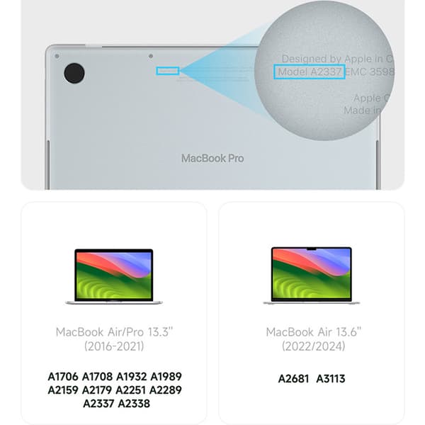 Näytönsuoja MacBookille MacBook Pro 16 (2019/2021/2023)