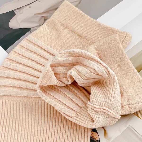 Tunna & Andningsbara Knäskydd Beige XL
