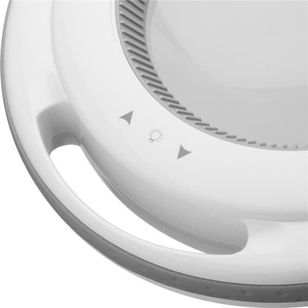 LED-forstørrelseslampe med klips, 9 W, hvit