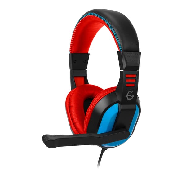 Headset SHS10 Rød/Blå Kabel 3,5 mm til NSW