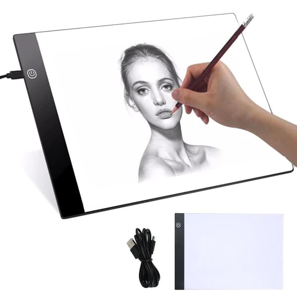 LED tegnebord A4 lysbord med USB