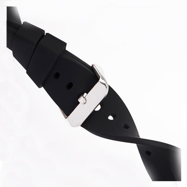 Universaali silikonirannekello Black 12 mm