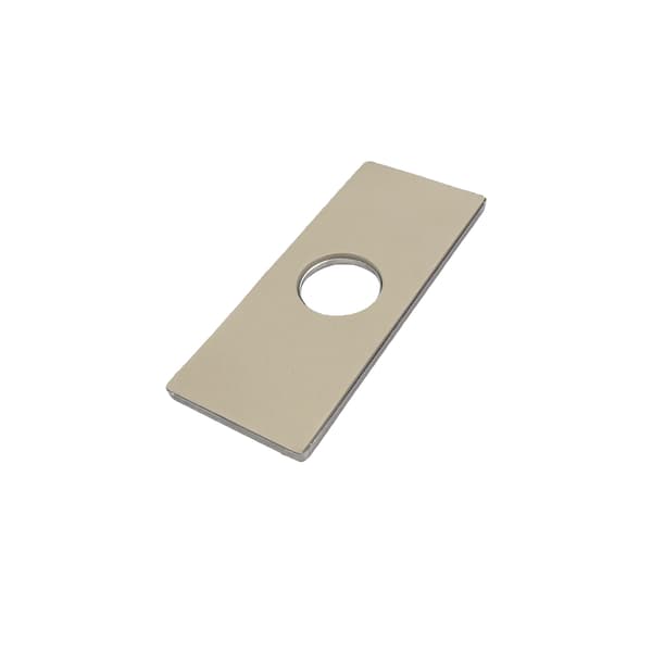 Dekkplate dekkskive for blandebatteri Rustfritt stål 6 tommer Silver