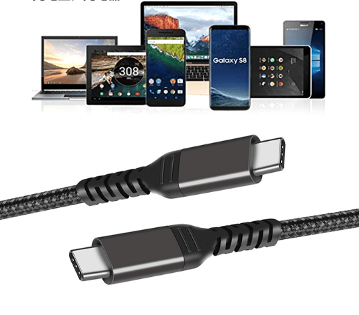 Kabel, USB-C til USB-C 5A/20V PD 100W Black 2 m
