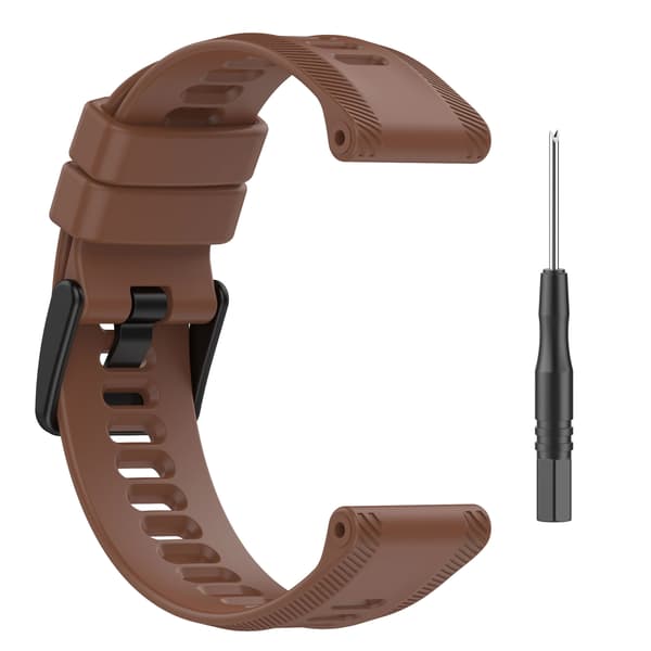 Kellon ranneke silikoni Brown Garmin Forerunner 265 / 965