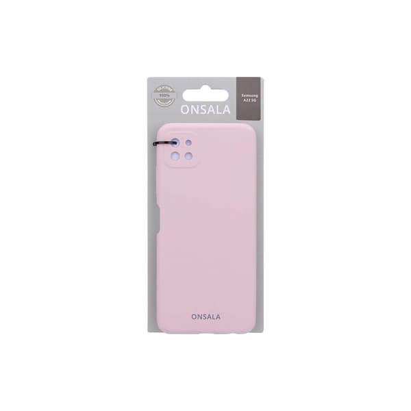 Mobilskal Silikon Sand Pink - Samsung A22 5G