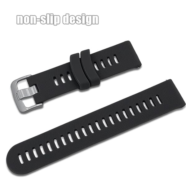 Urrem til Garmin Forerunner 245 Silikone Grey Garmin Forerunner 245 20 mm