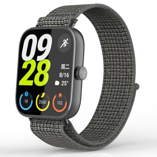 Redmi Watch 5/4 flätad nylonrem Grey
