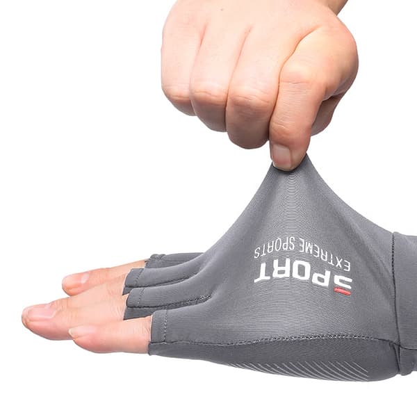 Fingerlösa Solskyddshandskar, 1 par Grey