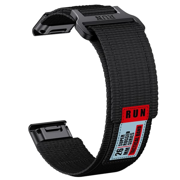 Garmin Fenix 8 -kellohihna, nailon Black 26 mm