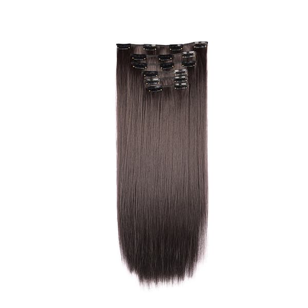 Clip-in Hårforlængelser Brown+Black