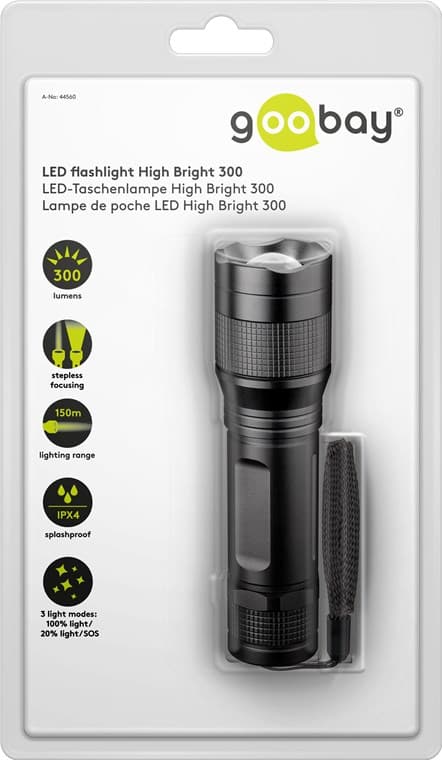 LED-ficklampa High Bright 300