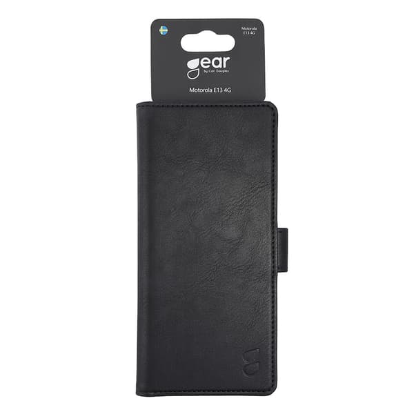 Wallet Case Black - Motorola Moto E13 4G
