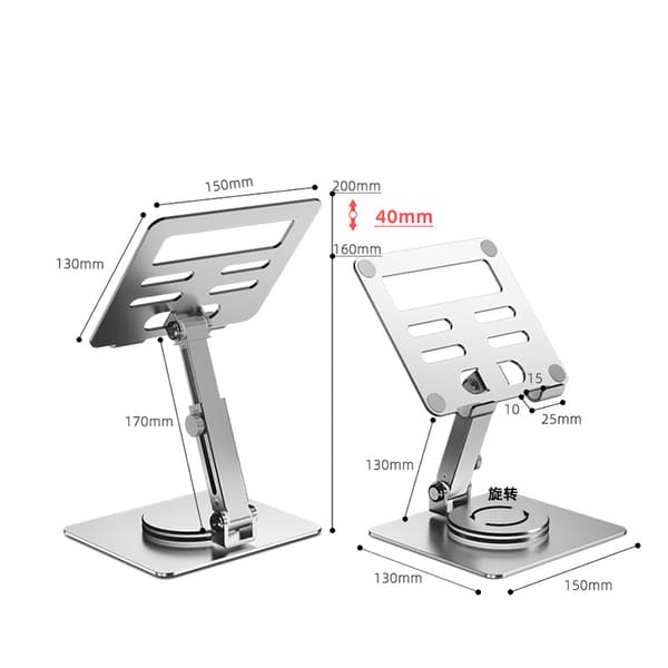 360º kääntyvä tablettiteline Silver