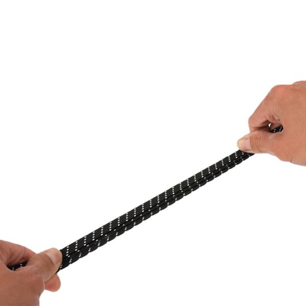 Bungee-Snöre med Stålkrok Black