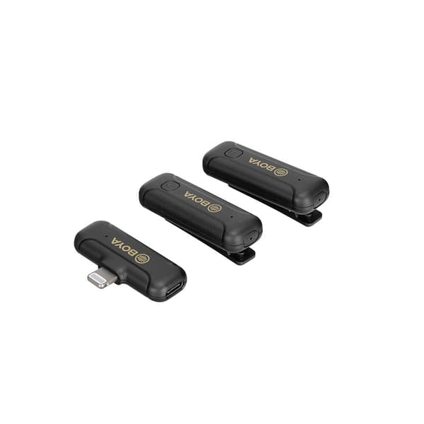 Trådløst Mikrofonsystem x2 BY-WM3 For Lightning