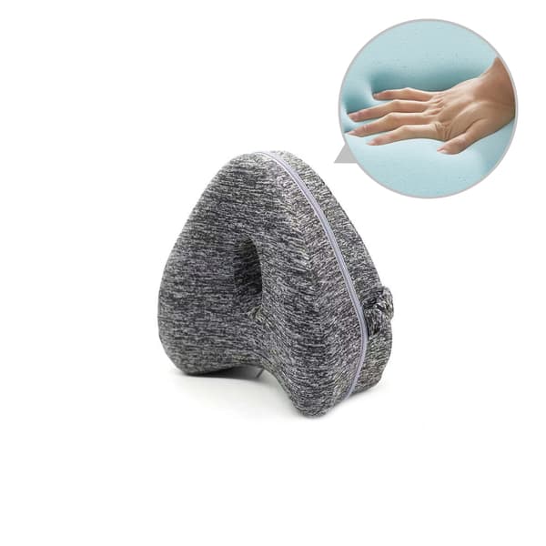 Hjerteformet Ergonomisk Benpude - Ortopædisk Pude Gray