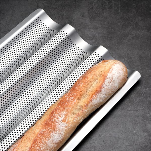Bakplåt för Baguette, i Rostfritt Stål