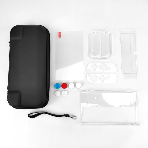 Nintendo Switch OLED-kompatibelt etui med tilbehør