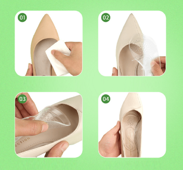 1 par Flat Feet Arch Orthotic Support indlægssåler Transparent
