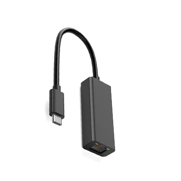 Nettverksadapter USB-C Gigabit Ethernet Black