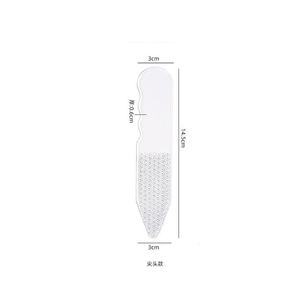 Nano Glas Fodfil - Spids Tip til Glatte Fødder