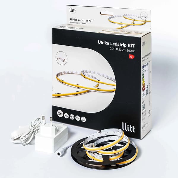 Ulrika Ledstrip kit COB-LED IP20 2m 3000K