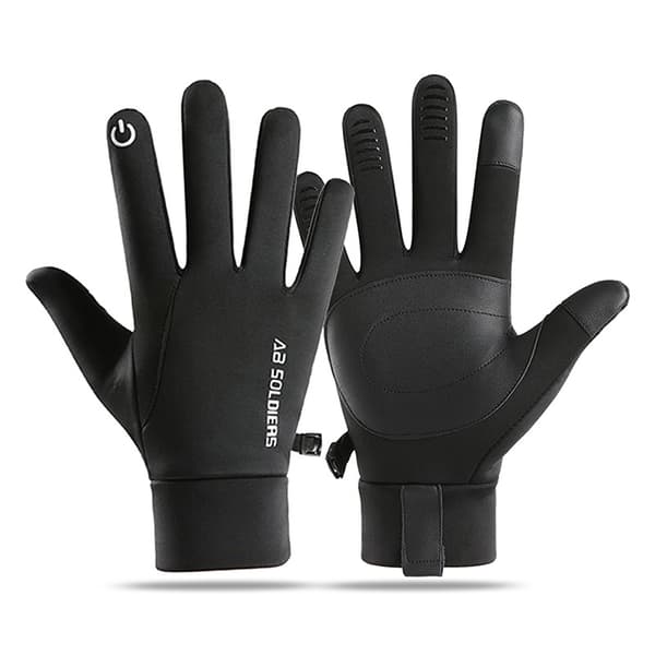 Vinter Touchscreen-handsker - varme, vindtætte og vandtætte Black XL