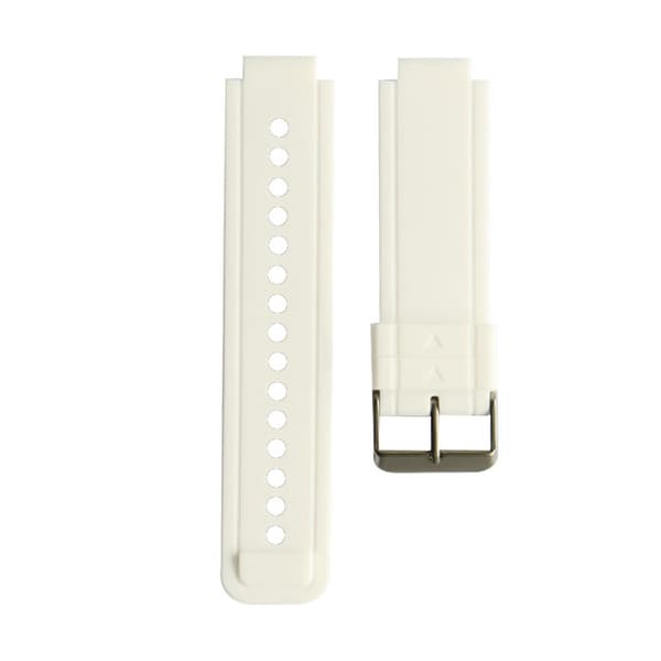 Hvid silikonerem til Garmin Vivoactive Acetate Smartwatch