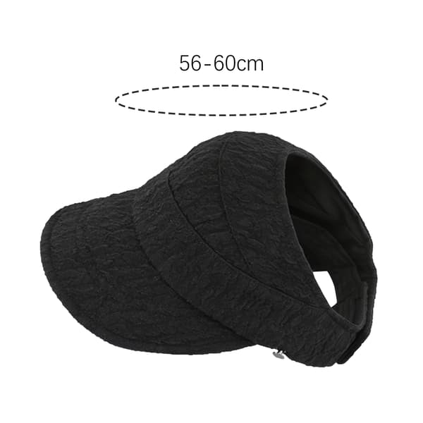 Tynd solhat / kasket til sommer Black