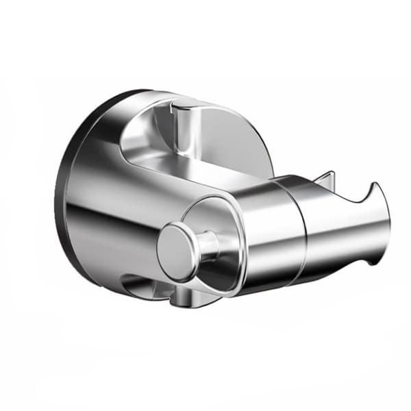 Justerbar Duschhuvudhållare med Sugpropp - Silverfinish