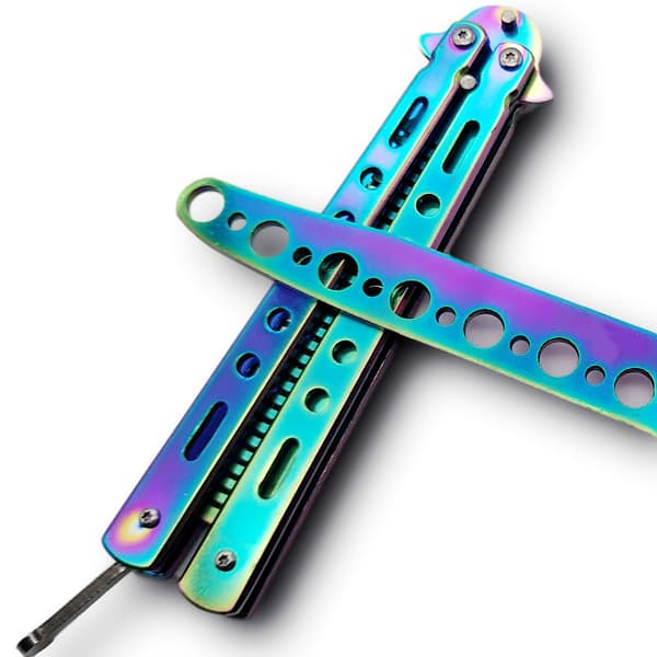 Titanium træningskniv, Butterflykniv for begyndere