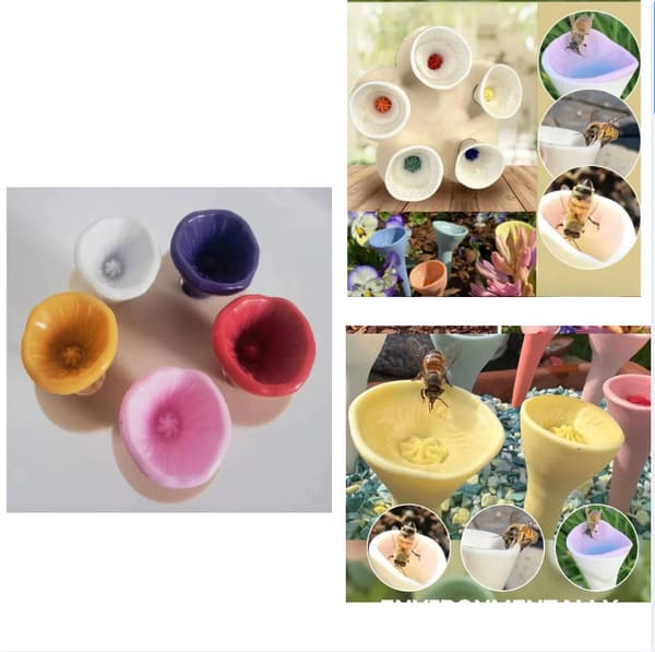 Harpiksblomst Bier Drikkefontæne (Sæt med 2) MultiColor