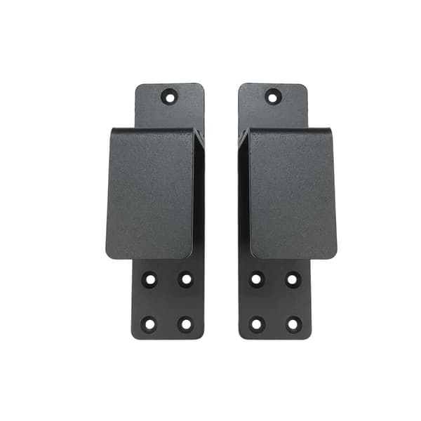Kraftig Dörrspärr med Säkerhetsstångsfäste 2-pack